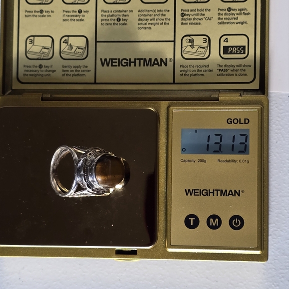 Stunning tiger's eye Sterling Silver ring. - Picture 14 of 14